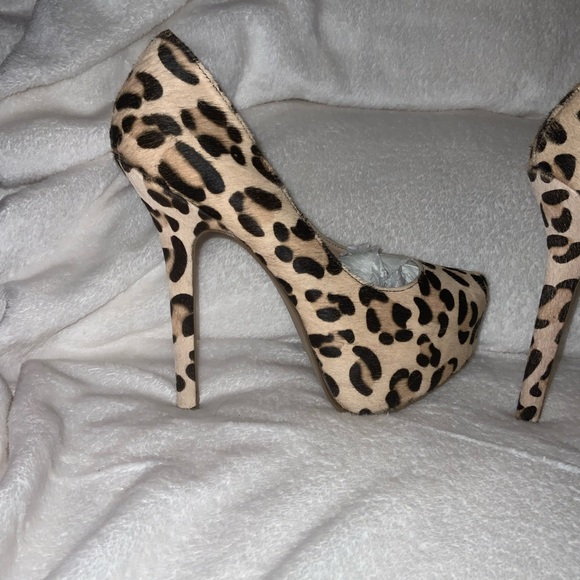 STEVE MADDEN Leopard Print ULTRA-HIGH Heels-GORGEOUS! - Picture 4 of 14